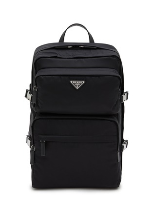 Main View - Click To Enlarge - PRADA - Re-nylon Saffiano Leather Backpack