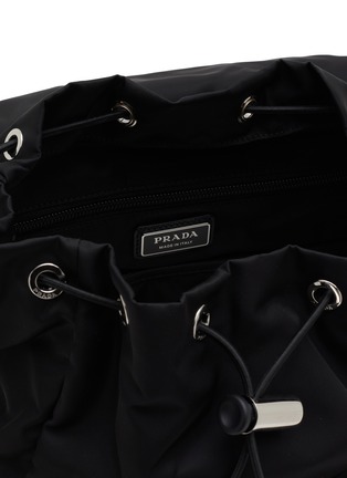 Detail View - Click To Enlarge - PRADA - Re-Nylon Saffiano Leather Backpack