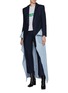 Figure View - Click To Enlarge - BETTTER - Denicoat Light Wash Denim Blazer