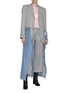 Figure View - Click To Enlarge - BETTTER - Denicoat Light Wash Denim Blazer