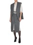 Figure View - Click To Enlarge - BETTTER - Andes Arpon Wool Midi Skirt