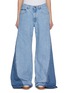 Main View - Click To Enlarge - BETTTER - Wide Leg Medium Wash Jeans