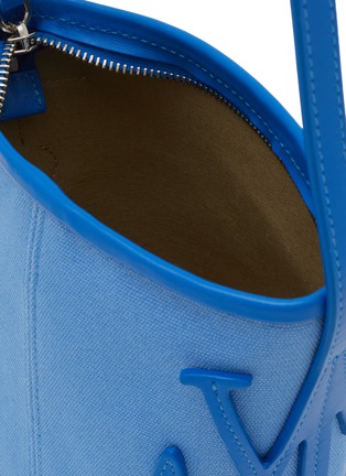 Detail View - Click To Enlarge - JW ANDERSON - Mini Anchor Cotton Canvas Hobo Bag