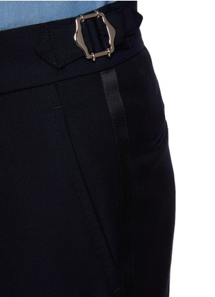 Detail View - Click To Enlarge - BRUNELLO CUCINELLI - Peak Lapel Single Breasted Silk Wool Mohair Tuxedo Suit