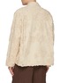 Back View - Click To Enlarge - SONG FOR THE MUTE - All Over Appliqué Pleated Back Cotton Jacket