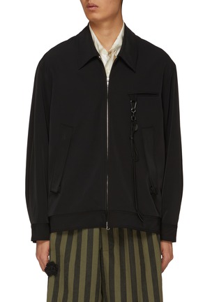 Main View - Click To Enlarge - SONG FOR THE MUTE - Zip Up Coach Jacket