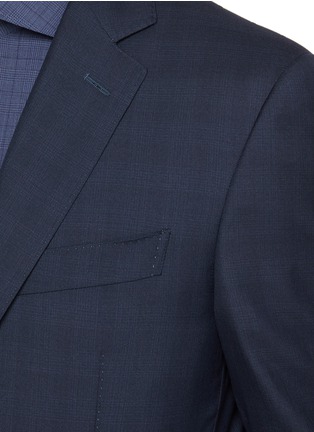 Detail View - Click To Enlarge - CANALI - Notch Lapel Single Breasted 150's Wool Suit