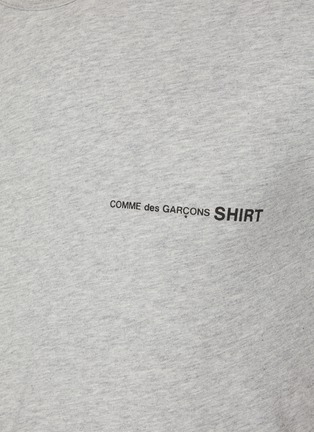  - COMME DES GARÇONS SHIRT - Logo Cotton T-Shirt