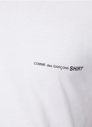  - COMME DES GARÇONS SHIRT - Logo Cotton T-Shirt