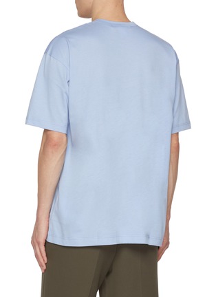 Back View - Click To Enlarge - COMME DES GARÇONS SHIRT - Relaxed Logo Cotton T-Shirt