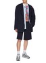 Figure View - Click To Enlarge - COMME DES GARÇONS SHIRT - Four Pocket Twill Shorts