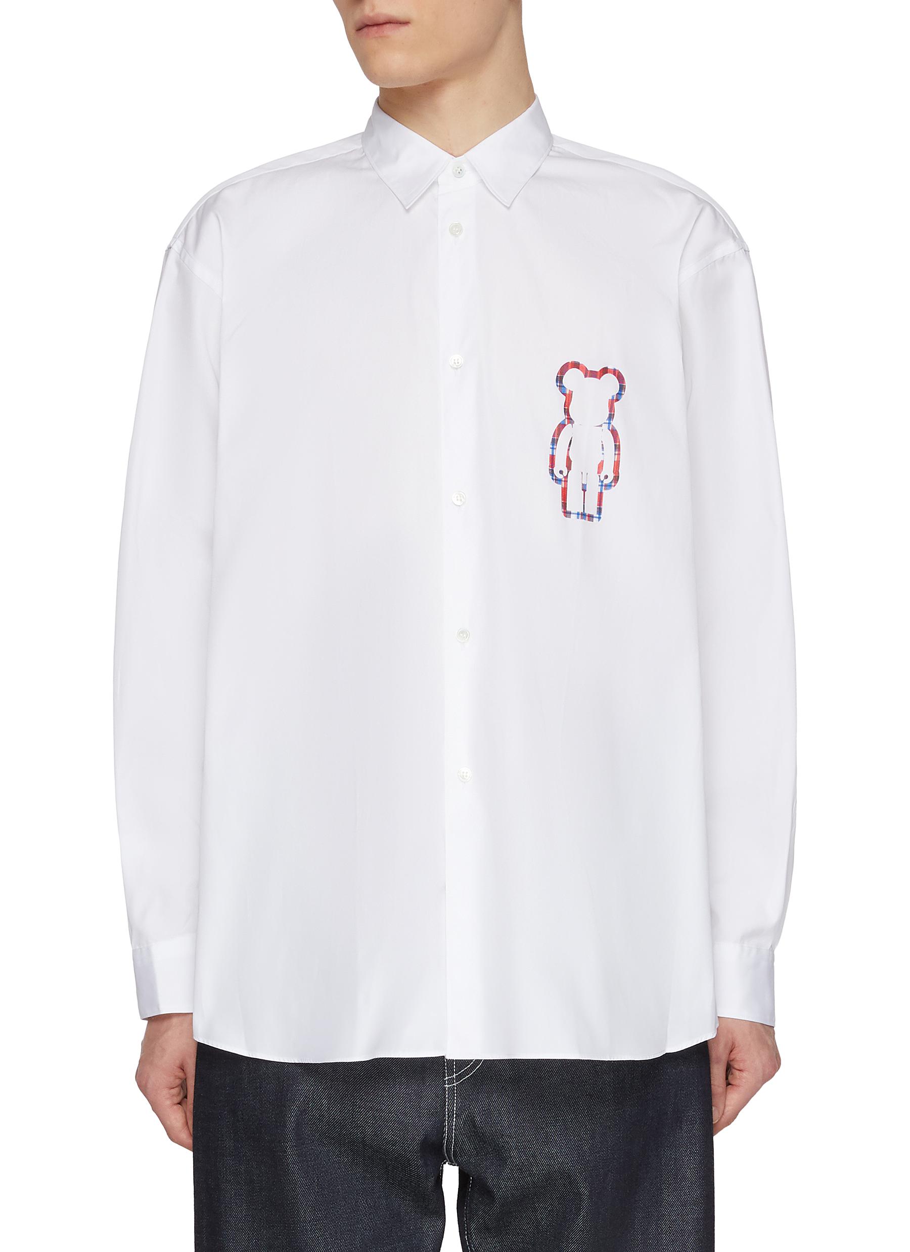 COMME DES GARÇONS SHIRT | x Be@rbrick Checkered Print Cotton