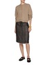 Figure View - Click To Enlarge - NACKIYÉ - Nape Button Cashmere Knit Top