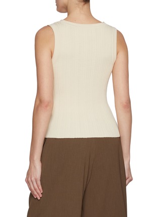 Back View - Click To Enlarge - NACKIYÉ - Fine Ribbed Tank Top