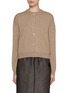 Main View - Click To Enlarge - NACKIYÉ - Mother Of Pearl Button Up Cashmere Cardigan