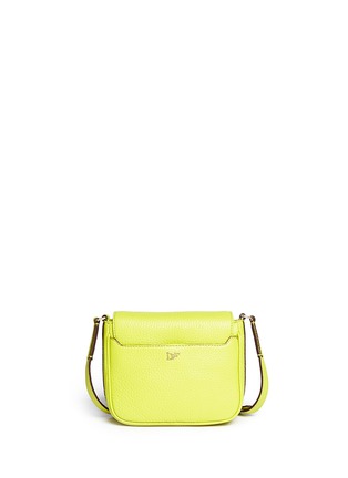 Back View - Click To Enlarge - DIANE VON FURSTENBERG - 'Sutra Café' mini deergrain leather shoulder bag