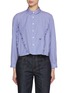 Main View - Click To Enlarge - NACKIYÉ - Ruffled Gingham Cotton Shirt