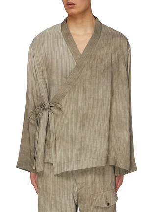 Main View - Click To Enlarge - UMA WANG - Triyu Kimono Shirt