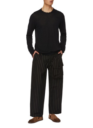 Figure View - Click To Enlarge - UMA WANG - Paxton Stripe Pants