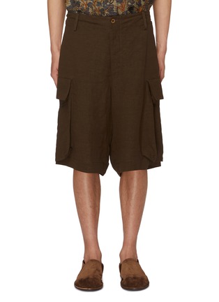 Main View - Click To Enlarge - UMA WANG - Panther Cargo Shorts