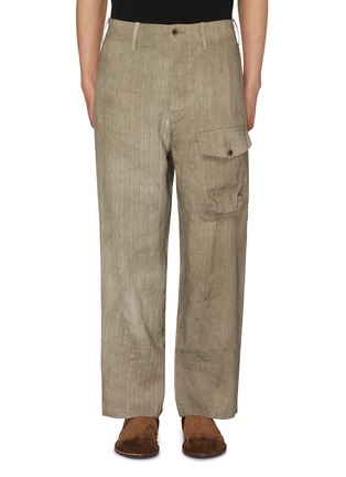 Main View - Click To Enlarge - UMA WANG - Paxton Tonal Stripe Pants