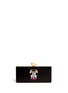 Main View - Click To Enlarge - KOTUR - 'Levin' jewel crystal Perspex clutch