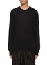 Main View - Click To Enlarge - UMA WANG - Raw Hem Cashmere Sweater