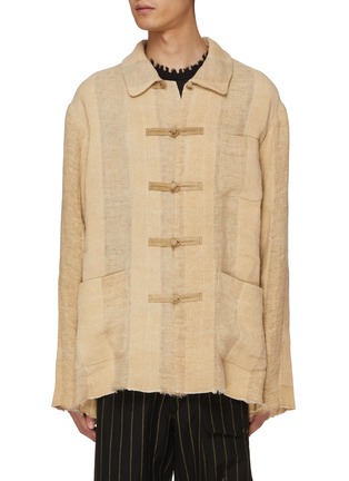 Main View - Click To Enlarge - UMA WANG - Linen Oriental Jacket