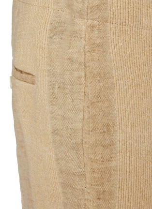  - UMA WANG - Pallor Linen Long Shorts