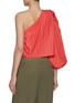 Back View - Click To Enlarge - NACKIYÉ - One Shoulder Cotton Shawl Top