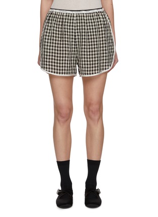 Main View - Click To Enlarge - NACKIYÉ - Olympic Gingham Shorts