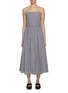 Main View - Click To Enlarge - NACKIYÉ - Cross Back Cotton Gingham Dress