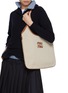 Figure View - Click To Enlarge - MIU MIU - Ivy Canvas Leather Tote Bag