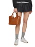 Figure View - Click To Enlarge - MIU MIU - Small Ivy Leather Tote Bag