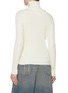 Back View - Click To Enlarge - MM6 MAISON MARGIELA - Turtleneck Cut Out Knit Top