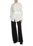 Figure View - Click To Enlarge - MM6 MAISON MARGIELA - Cinched Waist Cotton Poplin Shirt