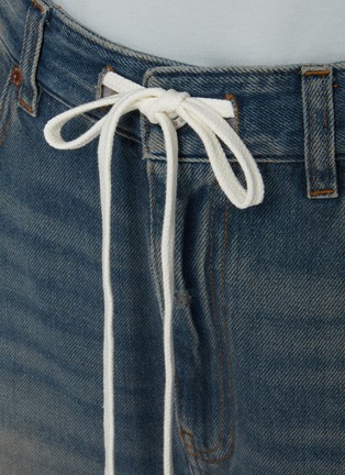  - MM6 MAISON MARGIELA - Drawstring Distressed Wide Leg Jeans