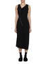 Main View - Click To Enlarge - MM6 MAISON MARGIELA - Hook And Eye Detail Midi Dress