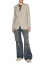 Figure View - Click To Enlarge - MM6 MAISON MARGIELA - Collarless Single Breasted Blazer