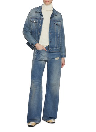 Figure View - Click To Enlarge - MM6 MAISON MARGIELA - Twisted Medium Wash Jeans