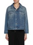 Main View - Click To Enlarge - MM6 MAISON MARGIELA - Panelled Medium Wash Denim Jacket