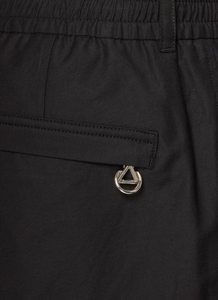  - SOLID HOMME - Elasticated Cotton Blend Cargo Shorts