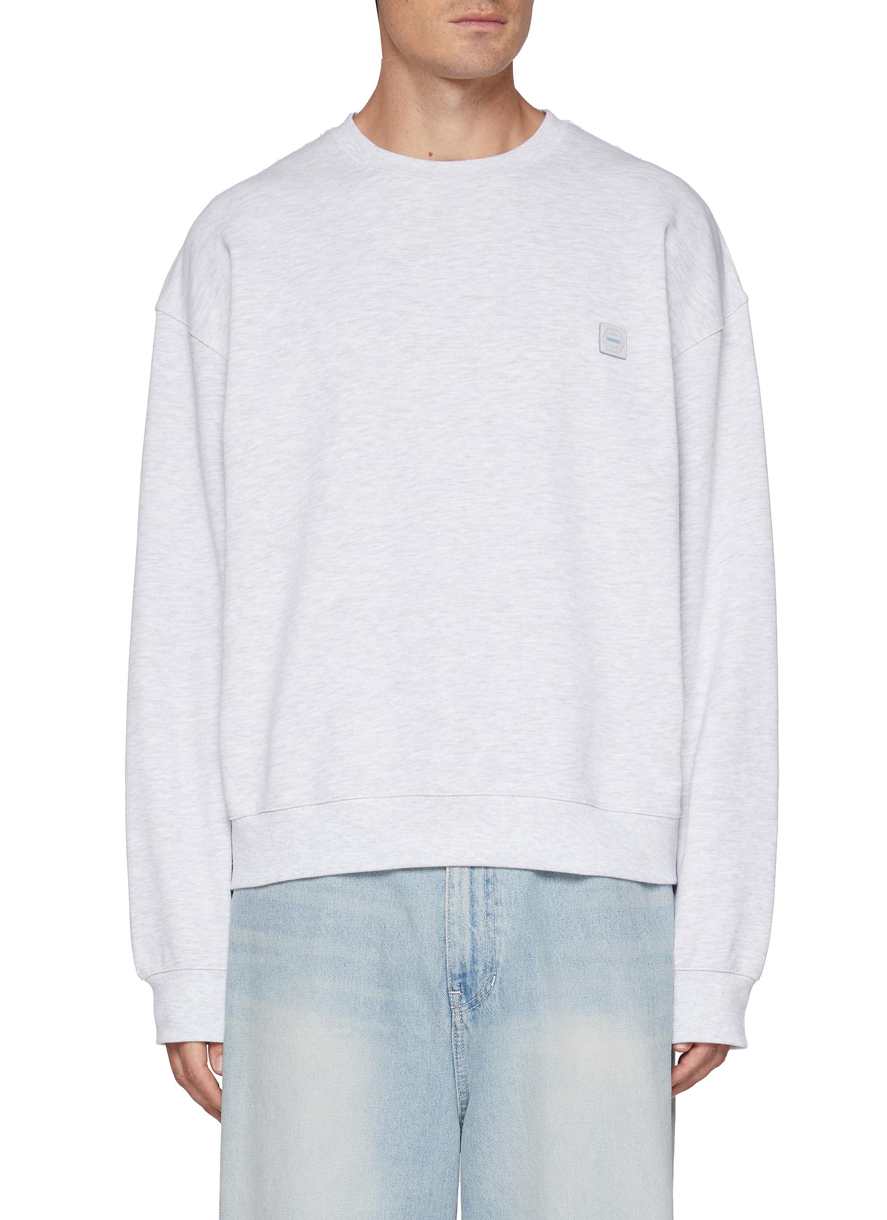 Embroidered Logo Cotton Sweater