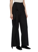 【関税＆送料込み】Maison Margiela Wool And Mohair Pants Un Buy Maison Margiela Grey Drawstring Pants in Wool Mohair For