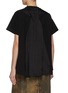 Back View - Click To Enlarge - MM6 MAISON MARGIELA - Panelled Cotton T-shirt