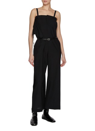 Figure View - Click To Enlarge - MM6 MAISON MARGIELA - Tailored Sleeveless Wool Jumpsuit