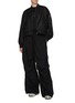 Figure View - Click To Enlarge - MM6 MAISON MARGIELA - Drawstring Wide Leg Wool Cargo Pants