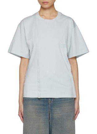 Main View - Click To Enlarge - MM6 MAISON MARGIELA - Pressed Crease Logo T-shirt