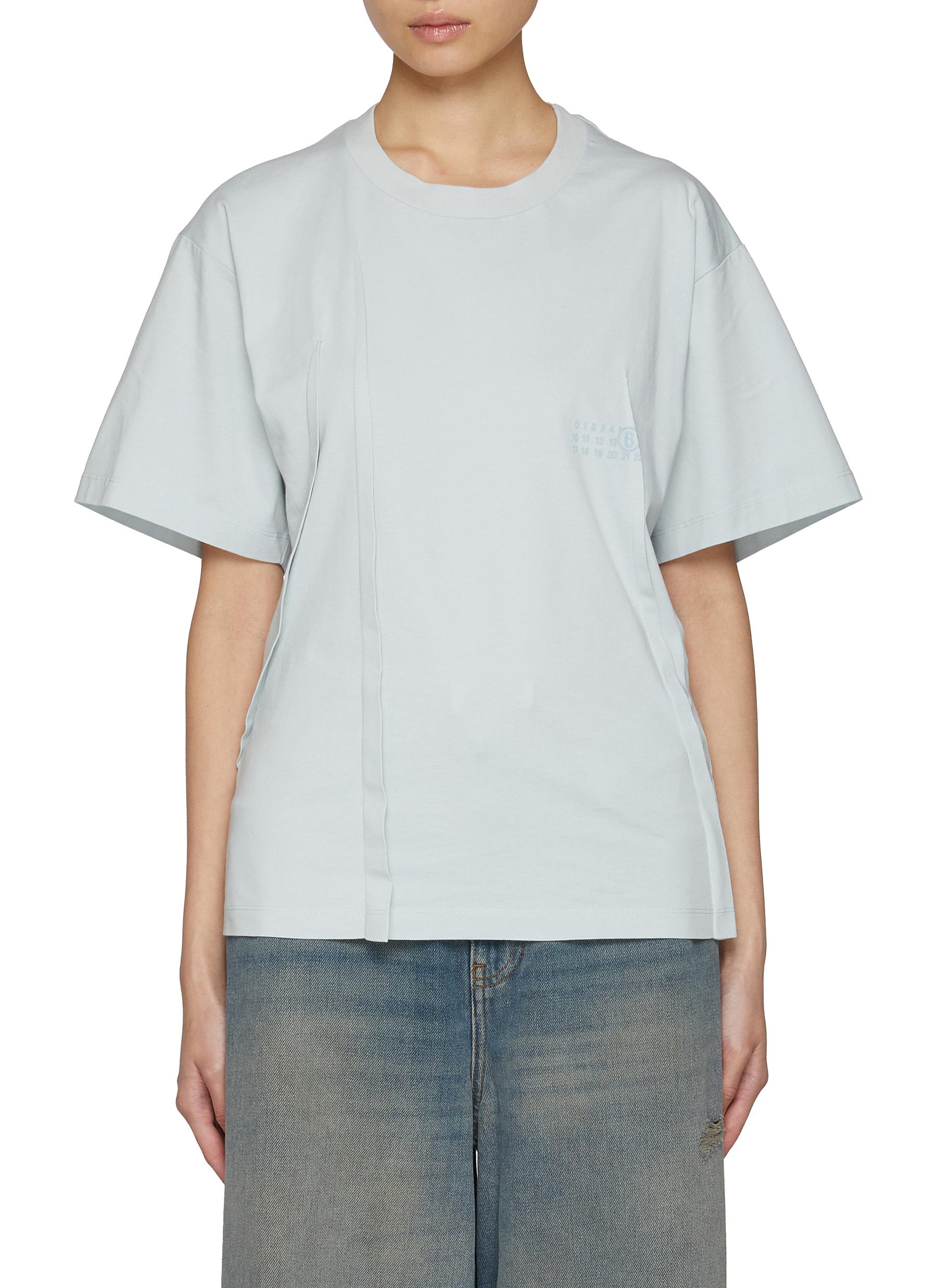 【値下げ可】MM6 MAISON MARGIELA/TEE MM6 Maison Margielaのホワイト グラフィックTシャツがセール中