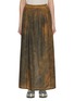 Main View - Click To Enlarge - MM6 MAISON MARGIELA - Rust Silk Maxi Skirt